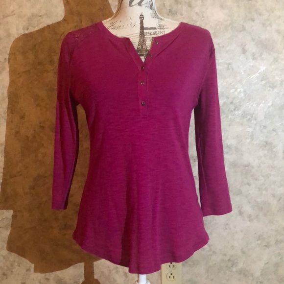 Chaps Tops - 🤳Chaps* Embroidered See-Through Design Top